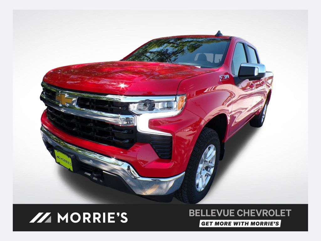 Red Hot 2026 Chevrolet Silverado 1500 Pickup Truck Four-Wheel Drive Automatic