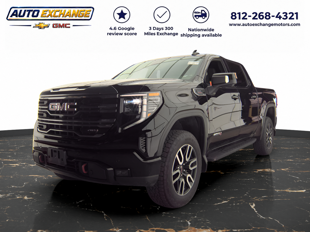 Onyx Black 2024 GMC Sierra 1500 Pickup Truck Four-Wheel Drive Automatic