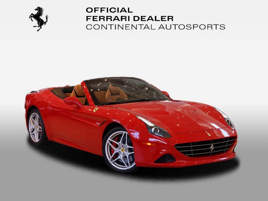 Rosso Corsa 2017 Ferrari California T Roadster Convertible Rear-Wheel Drive 7-Speed Manual