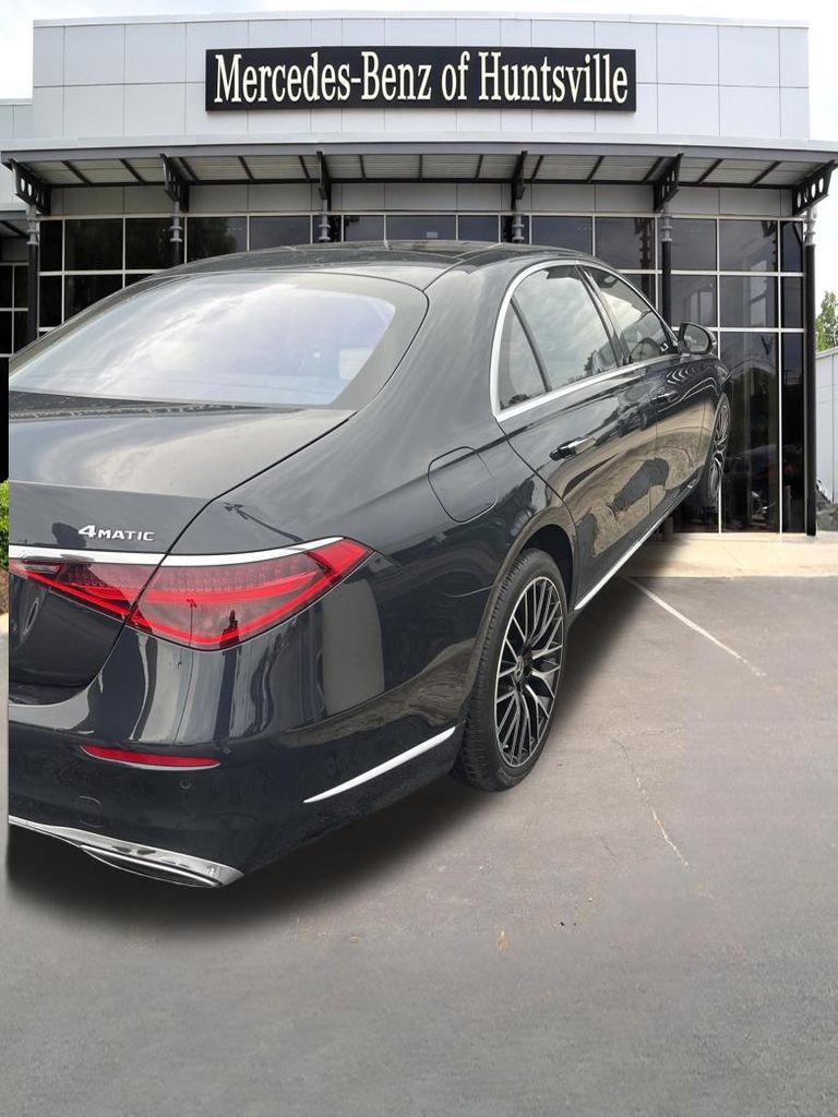 Anthracite Blue Metallic 2021 Mercedes-Benz S-Class Sedan All-Wheel Drive 9-Speed Automatic