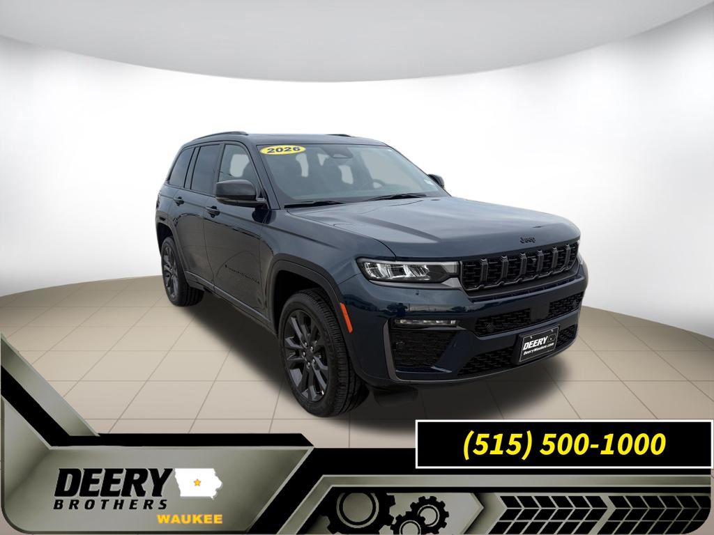 Fathom Blue Pearlcoat 2026 Jeep Grand Cherokee SUV / Crossover Four-Wheel Drive 8-Speed Automatic