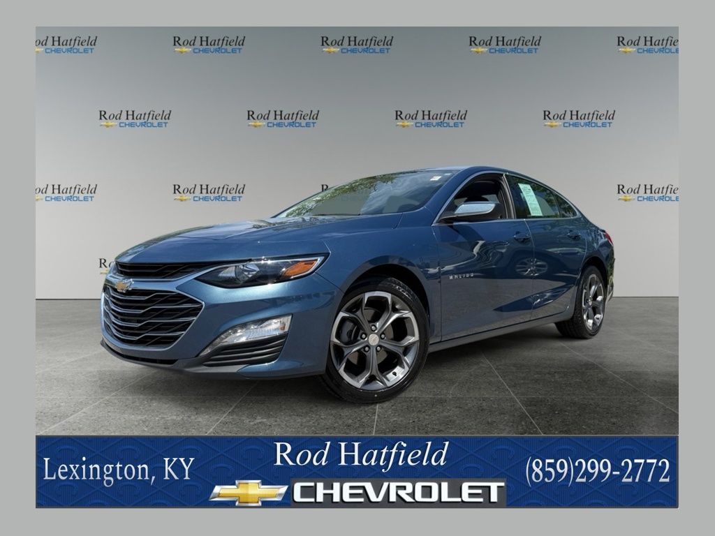 Lakeshore Blue 2024 Chevrolet Malibu Sedan Front-Wheel Drive Continuously Variable Transmission