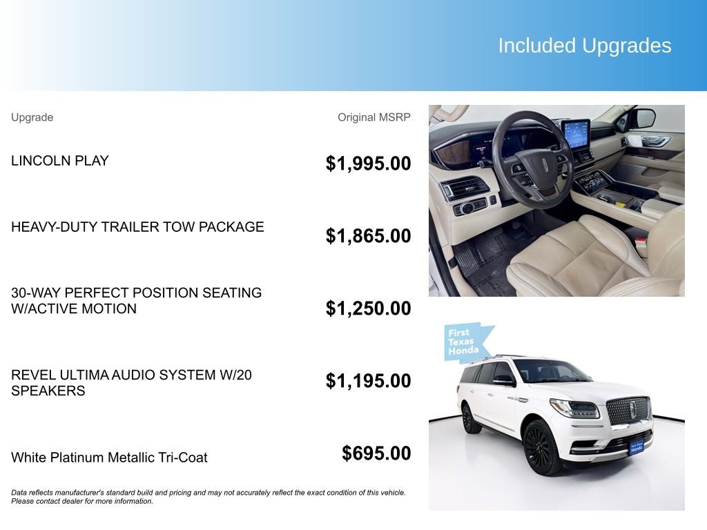Used Car 2019 Lincoln Navigator L  Reserve For Sale Under $30,000 In Austin, Texas