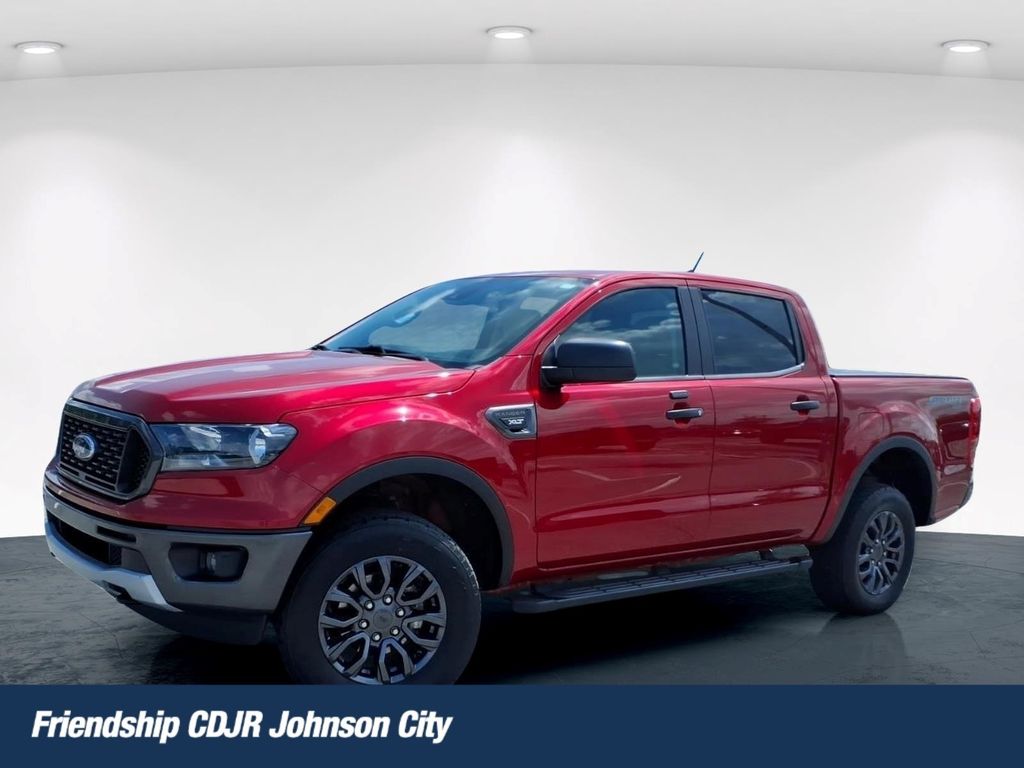 Red Metallic 2021 Ford Ranger Pickup Truck Four-Wheel Drive Automatic