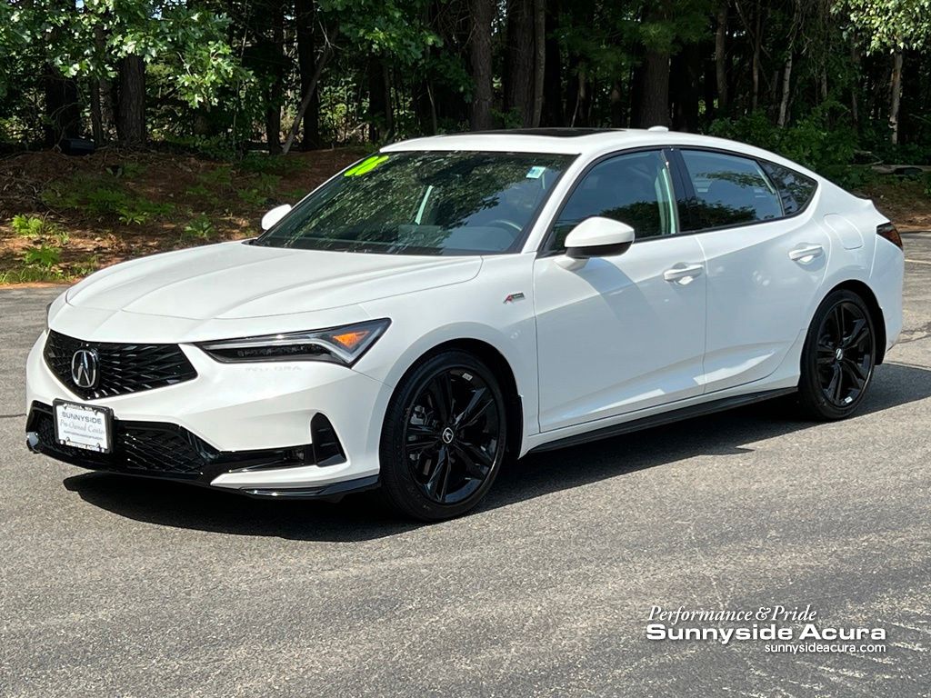 Platinum White Pearl 2026 Acura Integra Sedan Front-Wheel Drive Continuously Variable Transmission