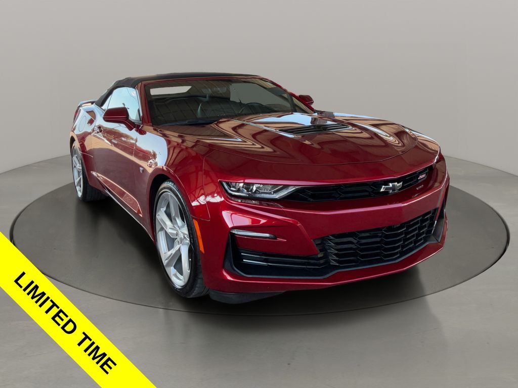 Wild Cherry Tintcoat 2022 Chevrolet Camaro Convertible Rear-Wheel Drive 6-Speed Manual
