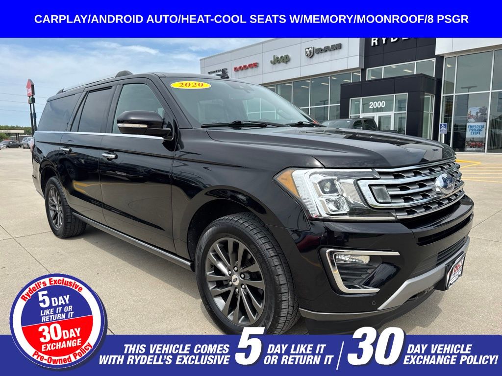 Black 2020 Ford Expedition SUV / Crossover Four-Wheel Drive Automatic