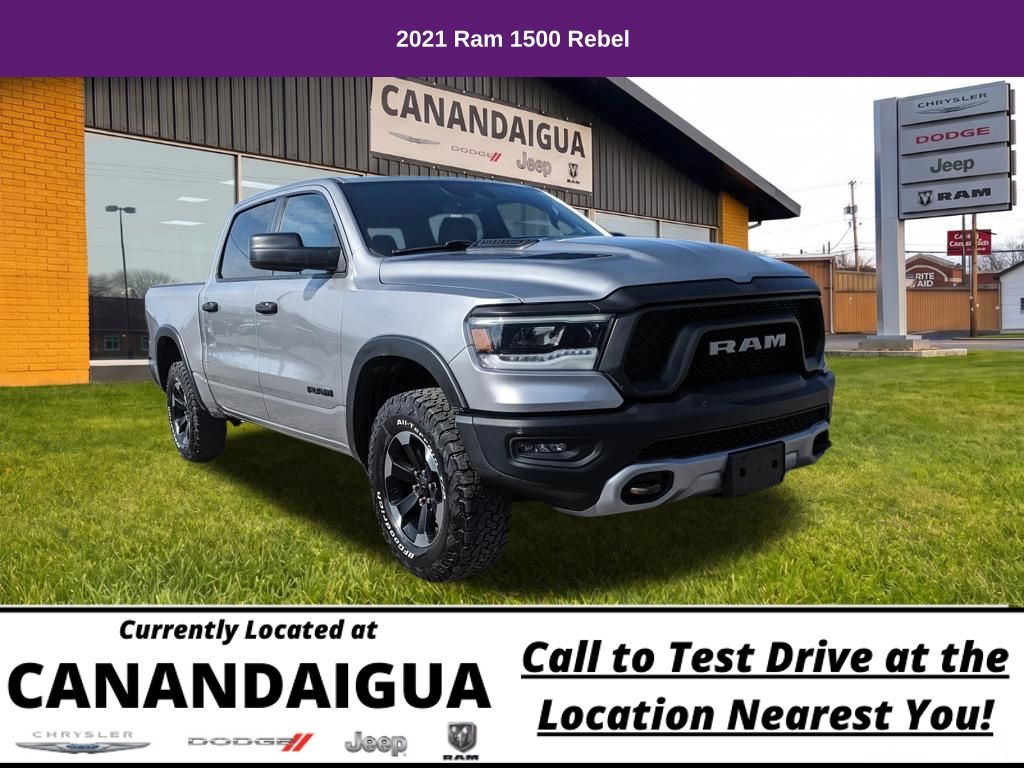 Billet Silver Metallic Clearcoat 2021 RAM 1500 Pickup Truck Four-Wheel Drive 8-Speed Automatic