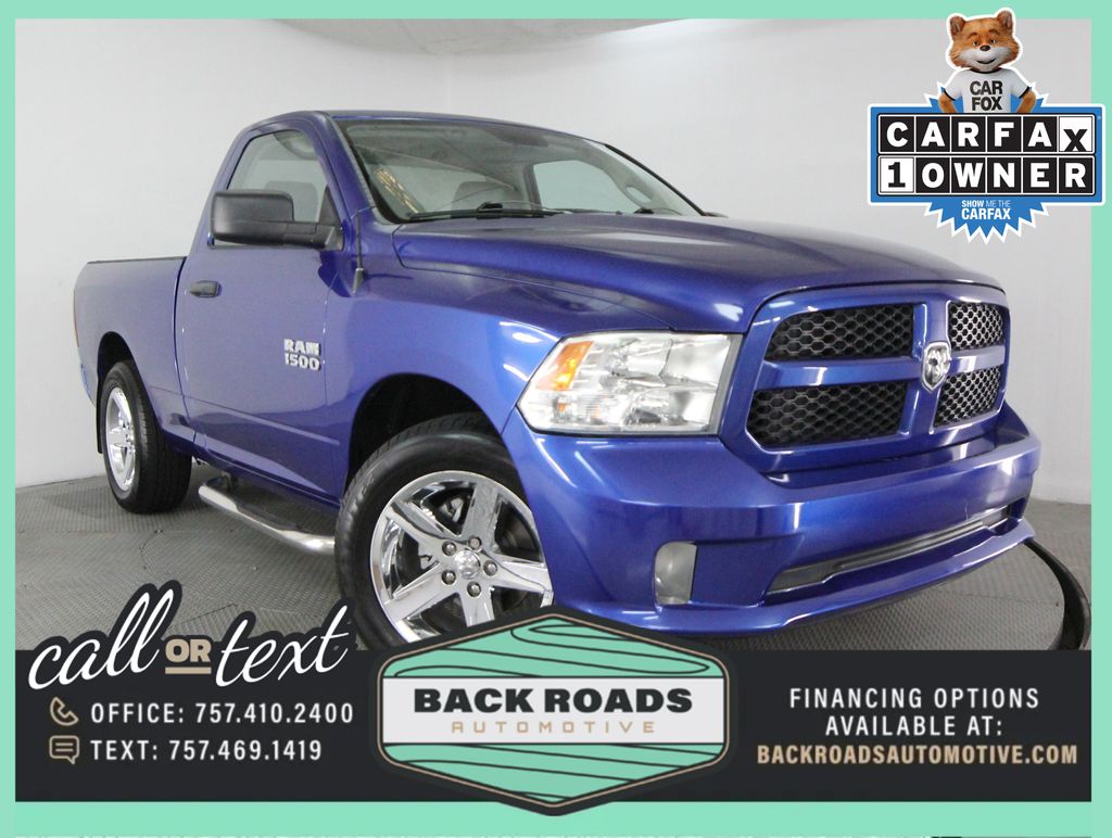Blue Streak Pearlcoat 2014 RAM 1500 Pickup Truck 4X2 8-Speed Automatic