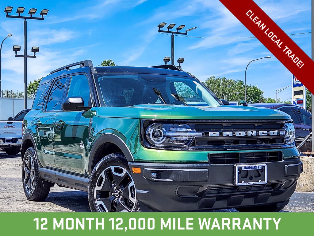 Green Metallic 2024 Ford Bronco Sport SUV / Crossover All-Wheel Drive 8-Speed Automatic
