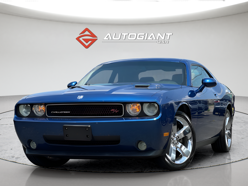 Deep Water Blue PC/Light Graystone PC 2009 Dodge Challenger Coupe Rear-Wheel Drive 5-Speed Automatic