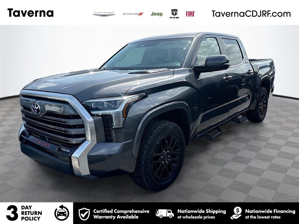 Magnetic Gray Metallic 2024 Toyota Tundra Hybrid Pickup Truck Four-Wheel Drive Automatic