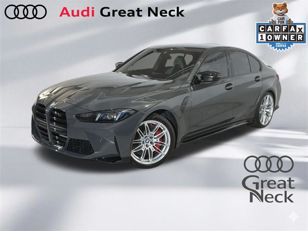 Gray (Dravit Grey Metallic) 2025 BMW M3 Competition xDrive Sedan All-Wheel Drive Automatic