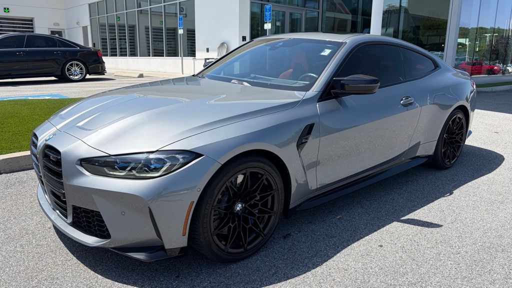 Skyscraper Gray Metallic 2024 BMW M4 Coupe All-Wheel Drive 8-Speed Automatic