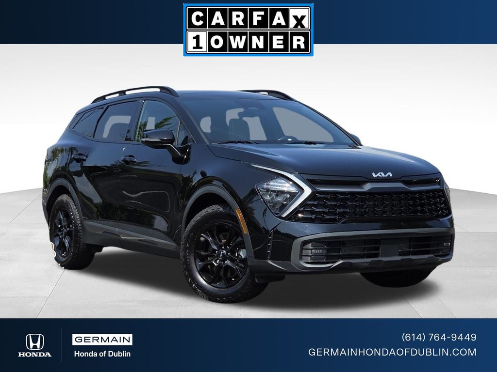 Ebony Black 2023 Kia Sportage SUV / Crossover All-Wheel Drive 8-Speed Automatic