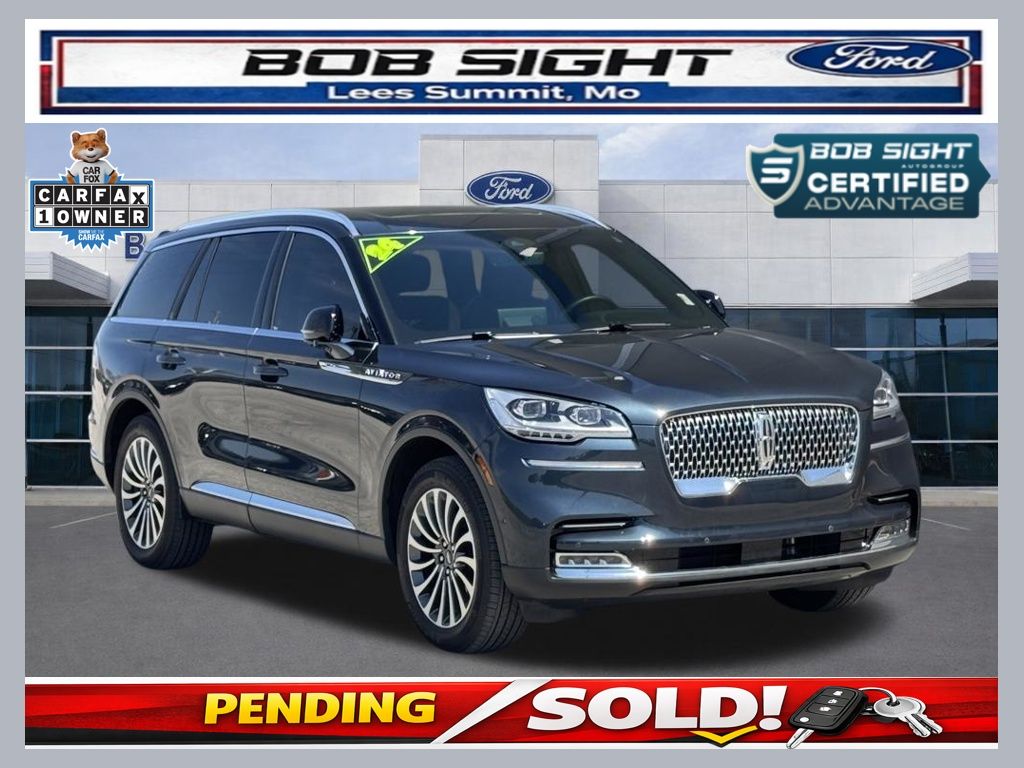 Flight Blue Metallic Clearcoat 2024 Lincoln Aviator Reserve AWD SUV / Crossover All-Wheel Drive Automatic