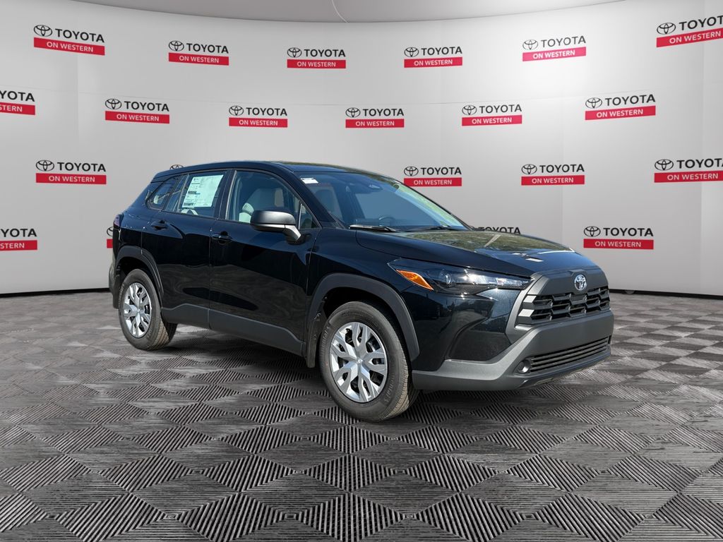 Jet Black 2026 Toyota Corolla Cross L AWD SUV / Crossover All-Wheel Drive Continuously Variable Transmission