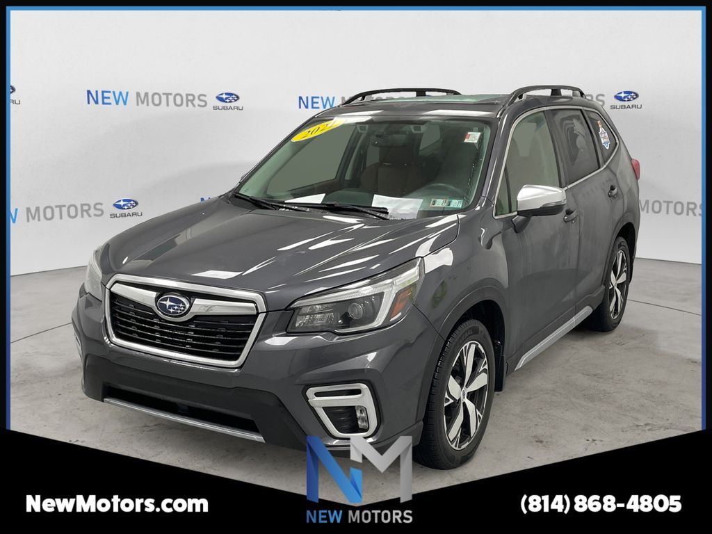 Gray Metallic 2021 Subaru Forester Touring Crossover AWD SUV / Crossover All-Wheel Drive Continuously Variable Transmission