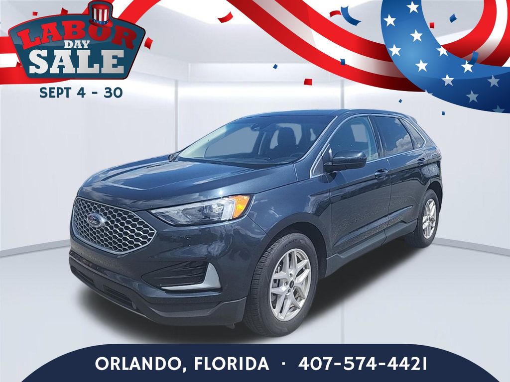 2024 Atlas Blue Metallic Ford Edge ST Line AWD SUV