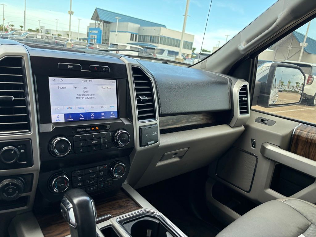 2019 Ford F-150 Lariat White at DeMontrond Gulf Freeway