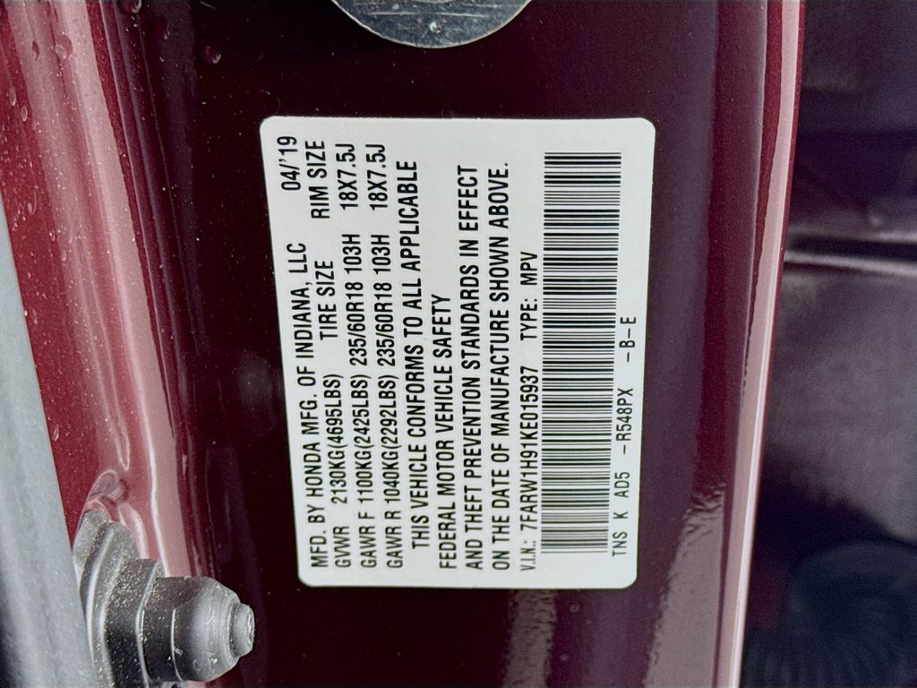 Used Car 2019 Honda Cr-v  Touring For Sale Under $30,000 In Austin, Texas