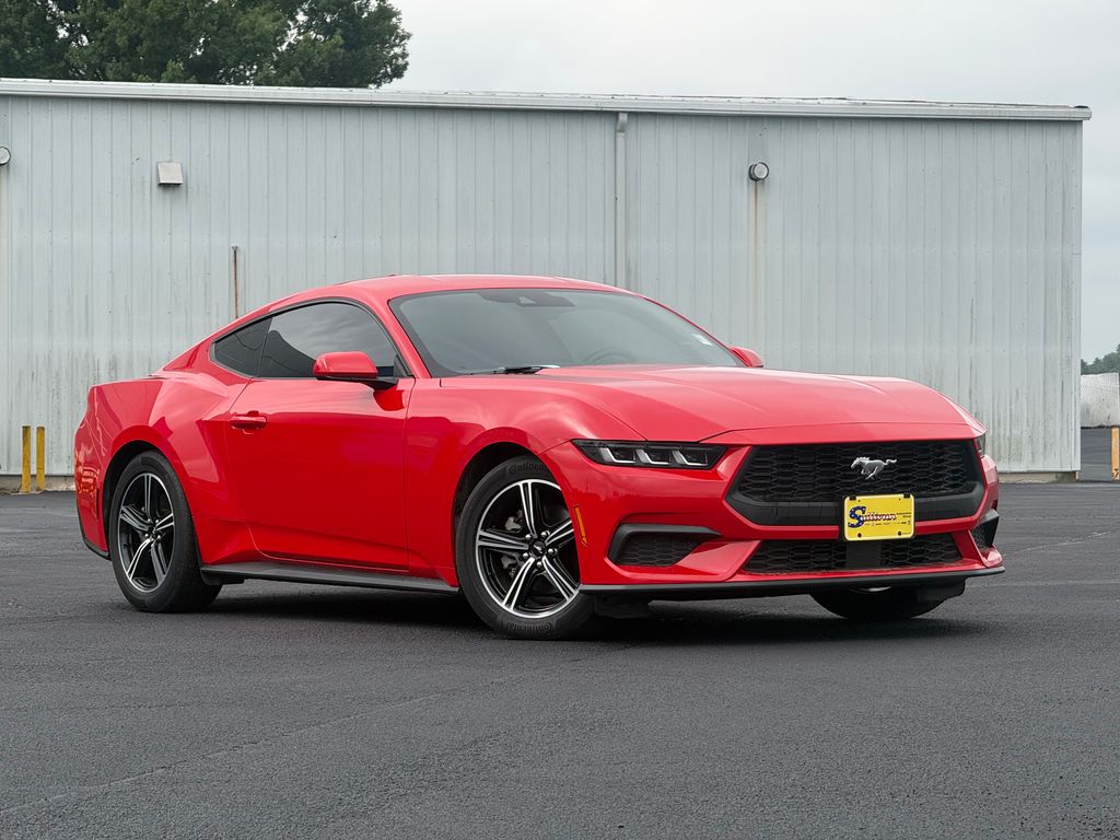Race Red 2024 Ford Mustang Coupe Rear-Wheel Drive Automatic
