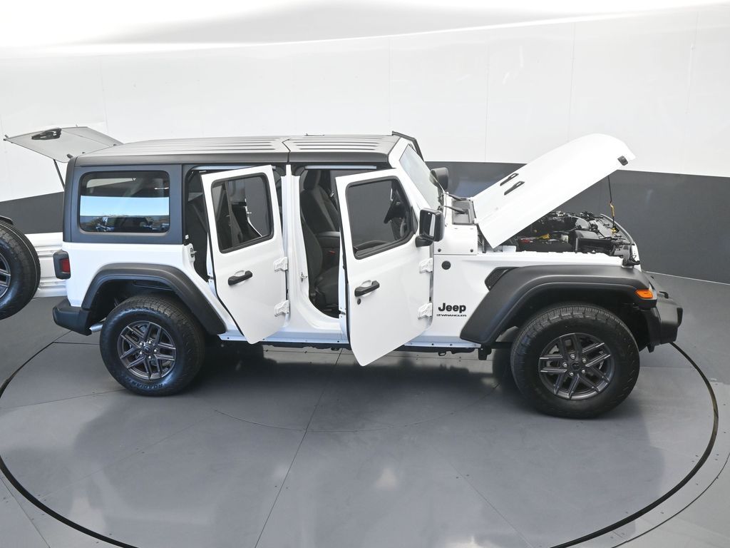 Used 2024 Bright White Clearcoat Jeep Sport S image 62