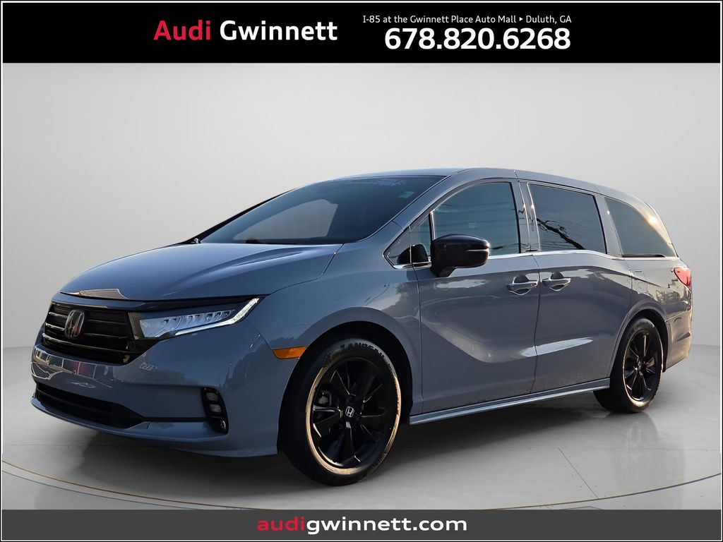 Black (Obsidian Blue Pearl) 2023 Honda Odyssey Minivan Front-Wheel Drive Automatic