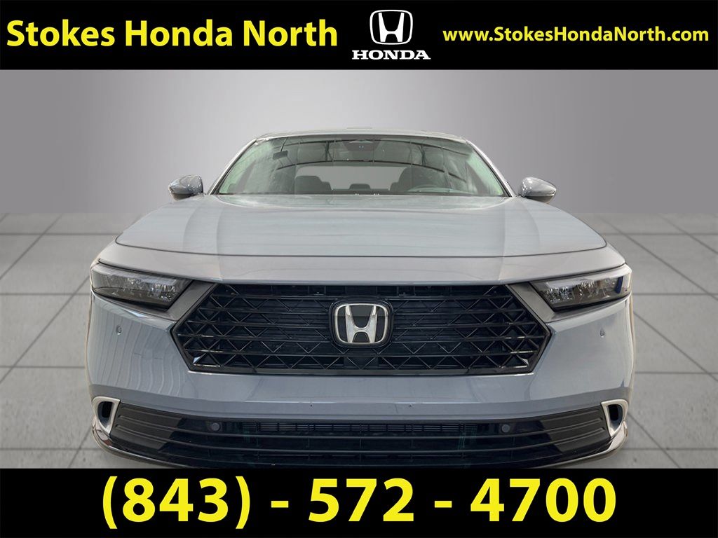 2026 Honda Accord Hybrid Touring Gray at Stokes Honda North