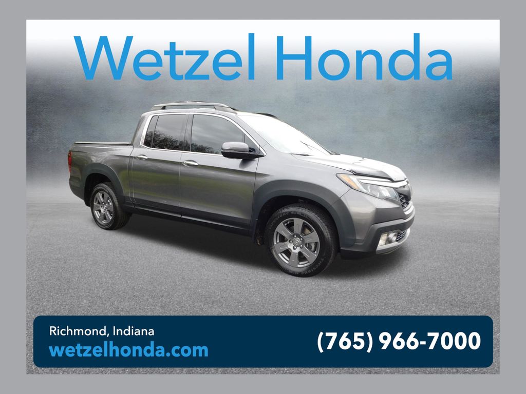 Gray (Modern Steel Metallic) 2019 Honda Ridgeline RTL-E AWD Pickup Truck All-Wheel Drive 6-Speed Automatic