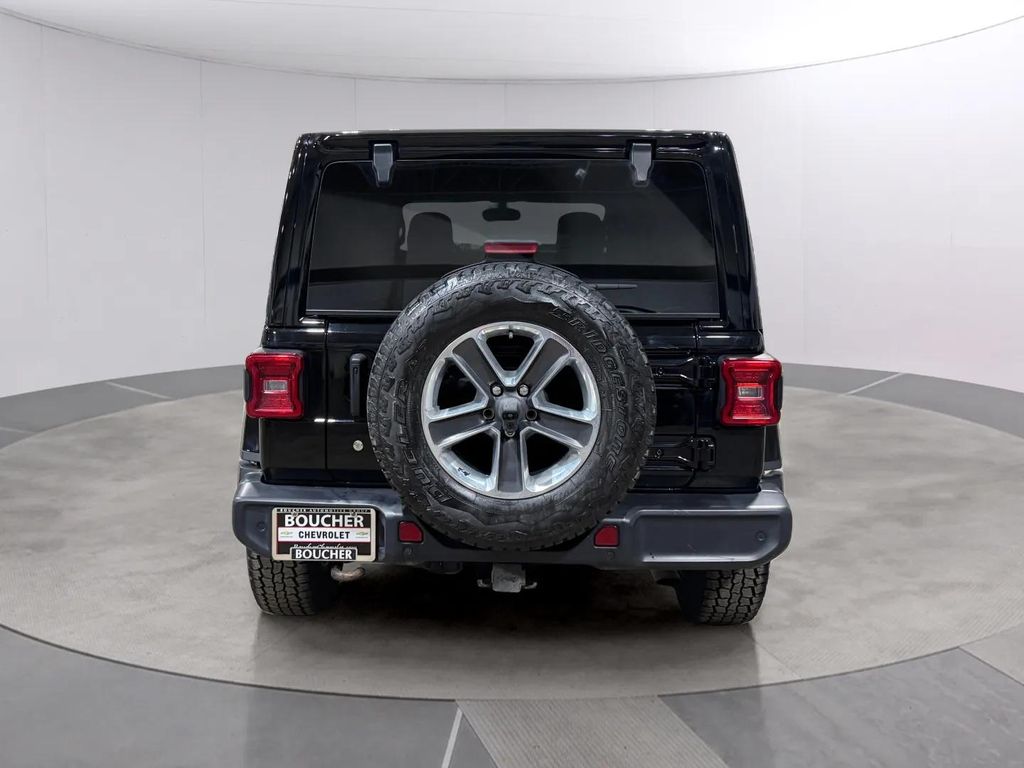 Used 2019 Black Clearcoat Jeep Unlimited Sahara image 4