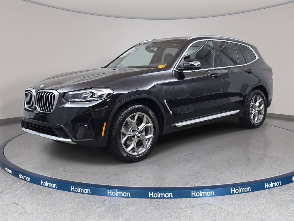 Black Sapphire Metallic 2022 BMW X3 SUV / Crossover All-Wheel Drive 8-Speed Automatic