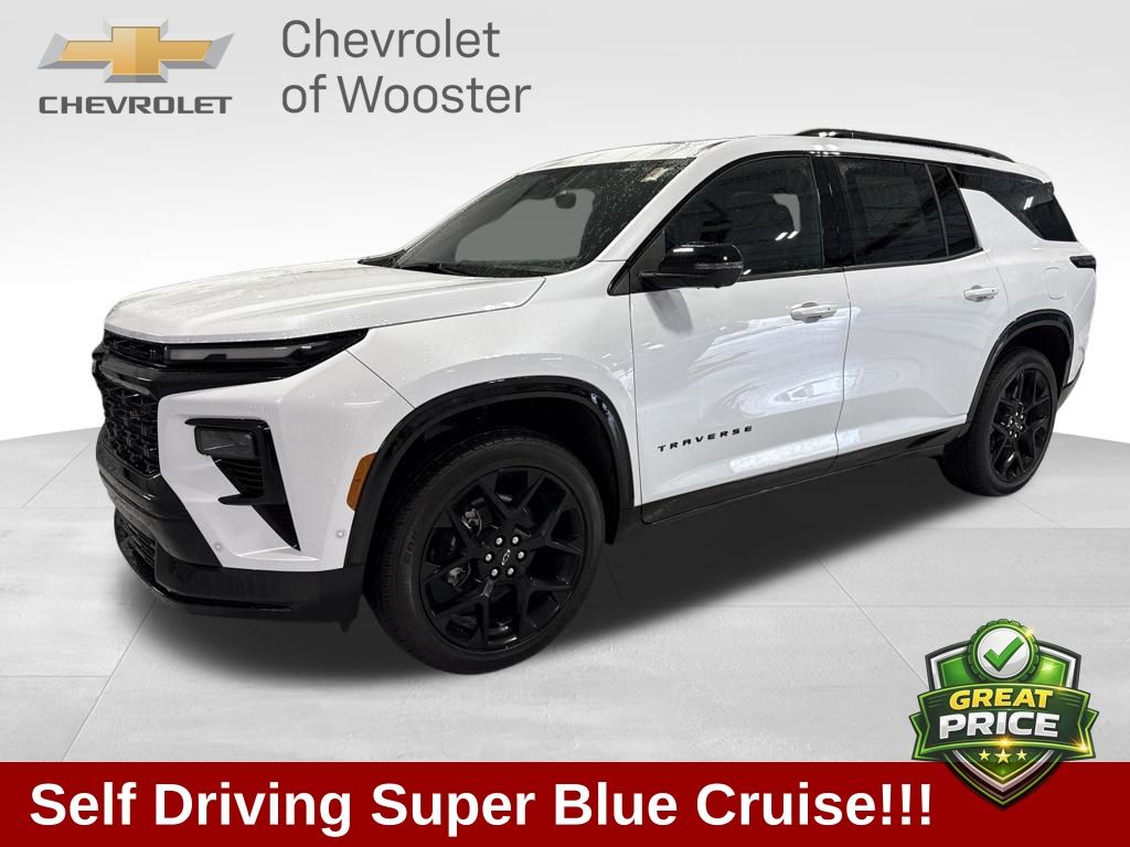 Polar White Tricoat 2026 Chevrolet Traverse SUV / Crossover Four-Wheel Drive 8-Speed Automatic