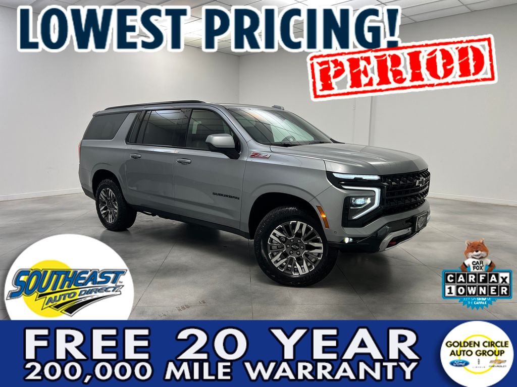 Sterling Gray Metallic 2025 Chevrolet Suburban SUV / Crossover Four-Wheel Drive