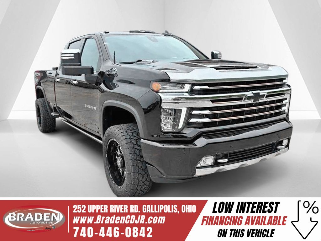 Black 2022 Chevrolet Silverado 3500HD Pickup Truck Four-Wheel Drive Automatic