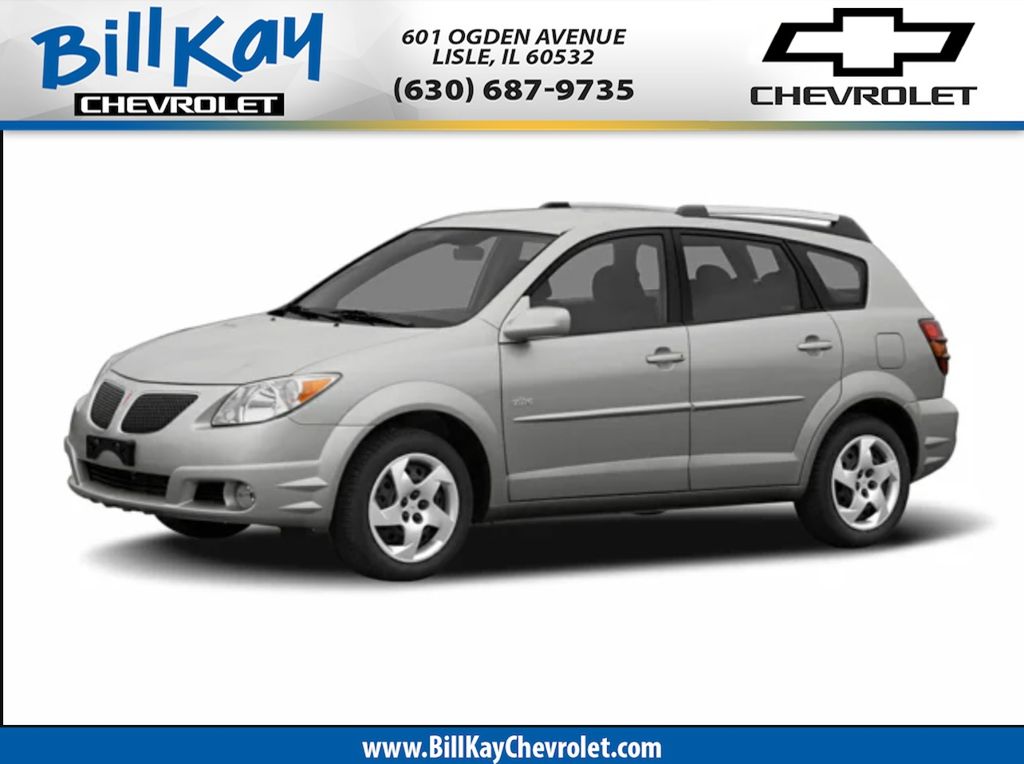 Gray (Platinum) 2005 Pontiac Vibe Hatchback Front-Wheel Drive 4-Speed Automatic Overdrive