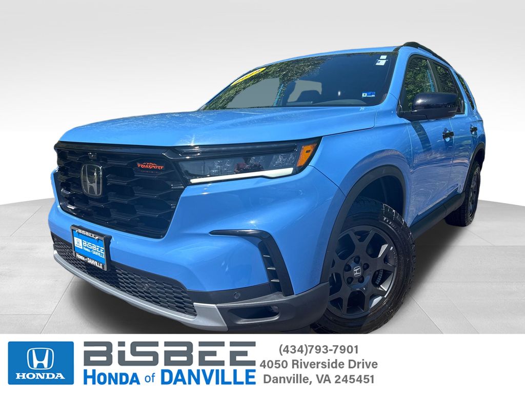 Light Blue 2025 Honda Pilot TrailSport AWD SUV / Crossover All-Wheel Drive Automatic