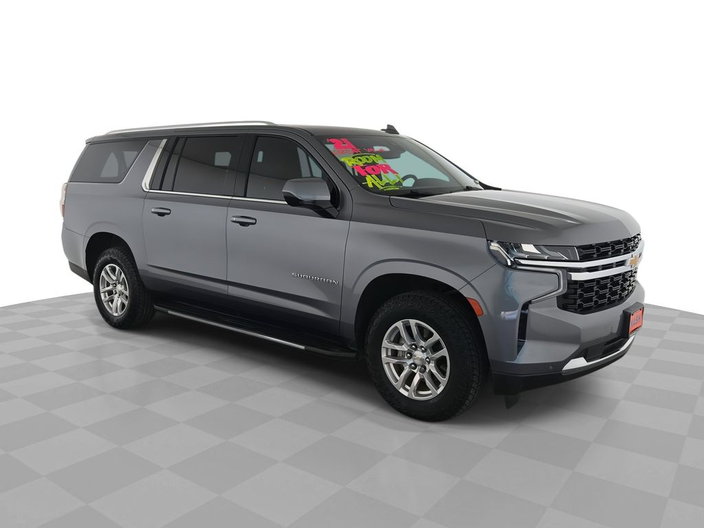 Gray (Satin Steel Metallic) 2021 Chevrolet Suburban LS RWD SUV / Crossover 4X2