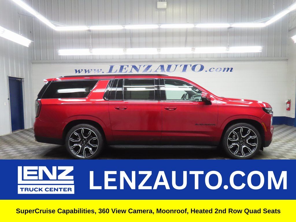 Radiant Red Tintcoat 2025 Chevrolet Suburban SUV / Crossover Four-Wheel Drive 