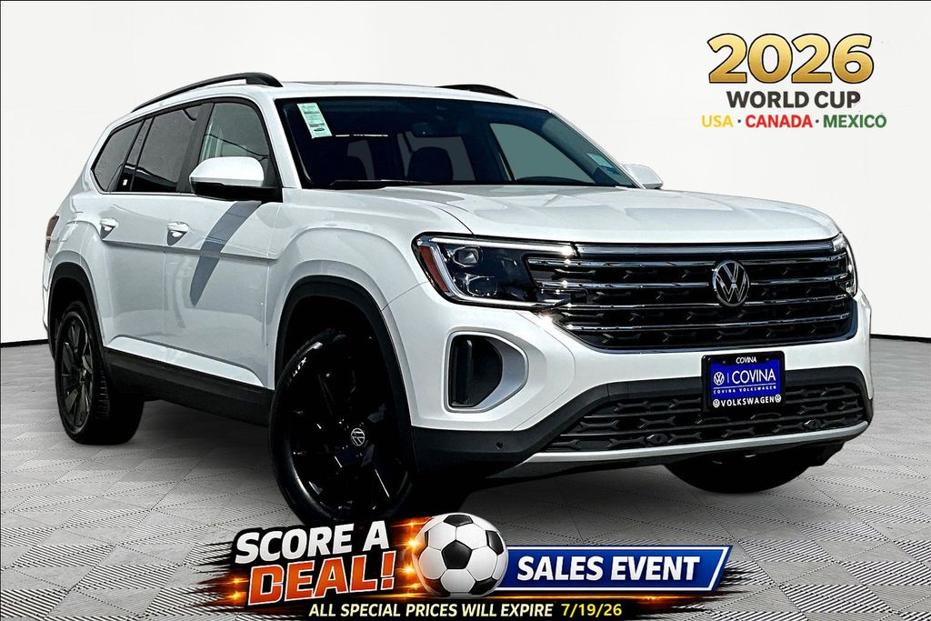 White 2026 Volkswagen Atlas SUV / Crossover Front-Wheel Drive 8-Speed Automatic