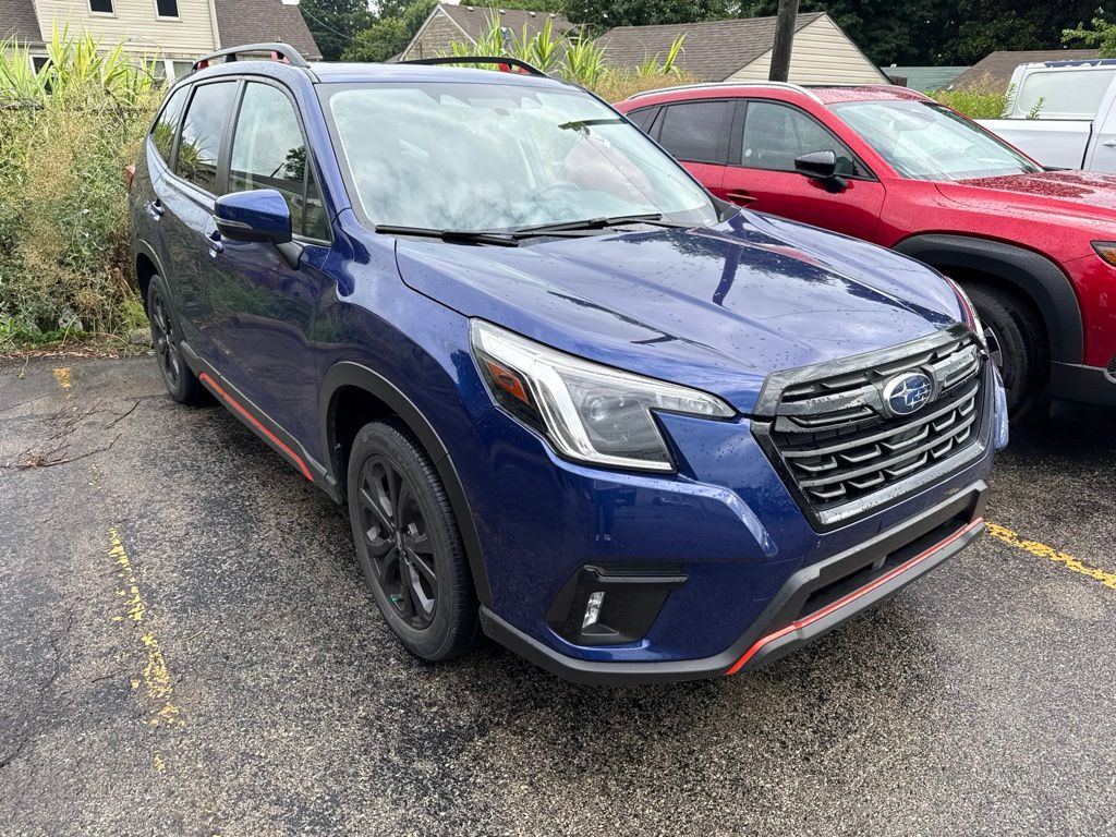 Sapphire Blue Pearl 2024 Subaru Forester SUV / Crossover All-Wheel Drive Continuously Variable Transmission