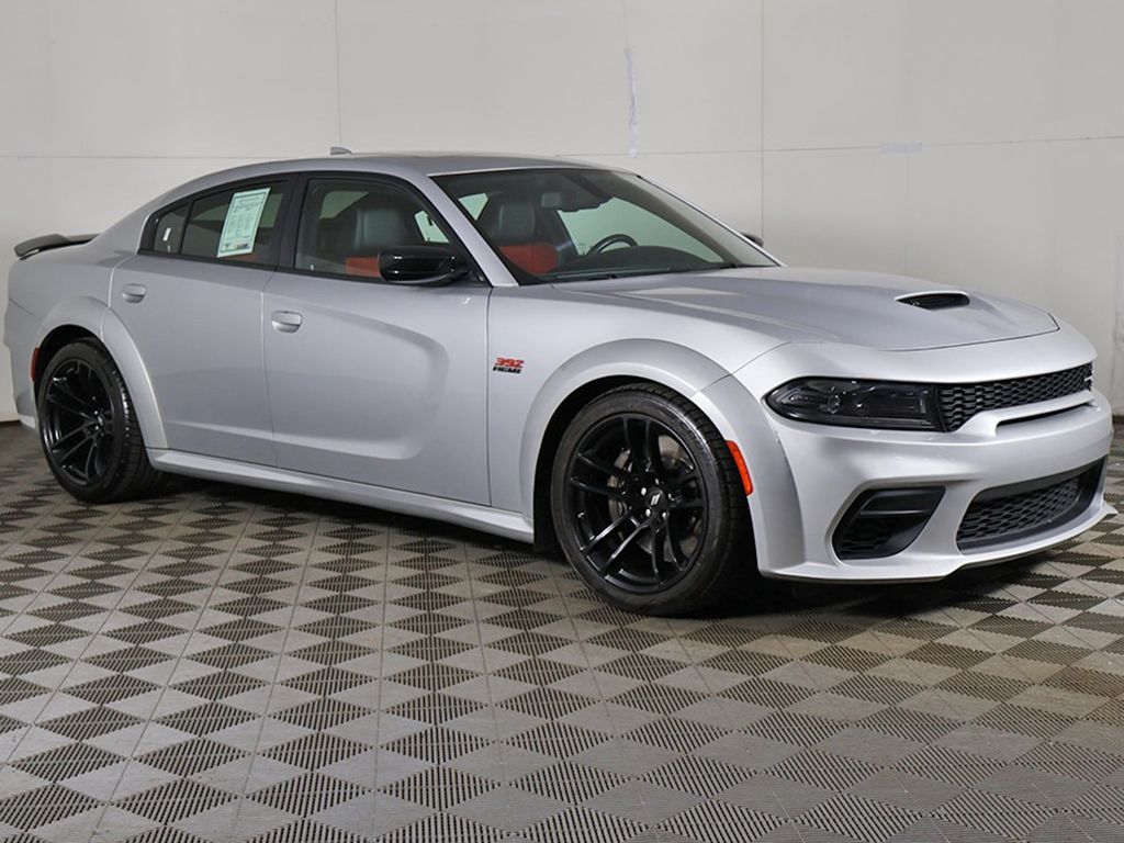 Used 2023 Silver Dodge R/T Scat Pack Widebody image 2