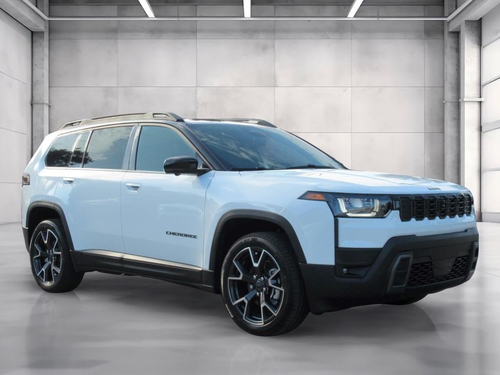 Bright White Clearcoat 2026 Jeep Cherokee SUV / Crossover Four-Wheel Drive Continuously Variable Transmission