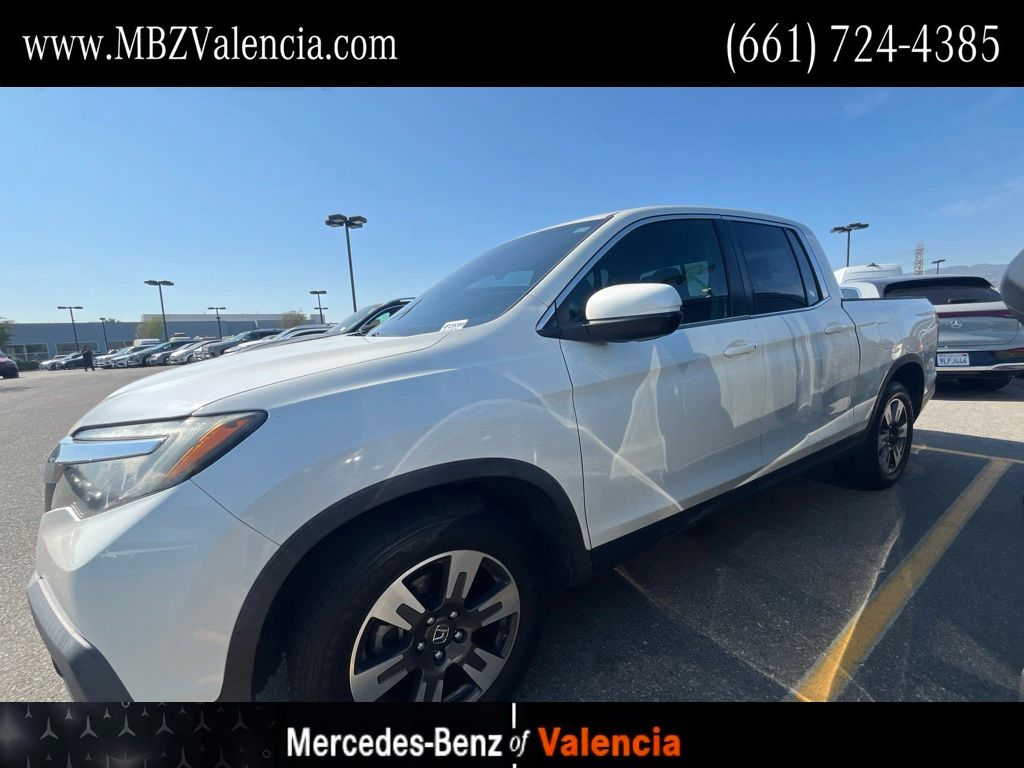 White Diamond Pearl 2019 Honda Ridgeline Pickup Truck Front-Wheel Drive 6-Speed Automatic