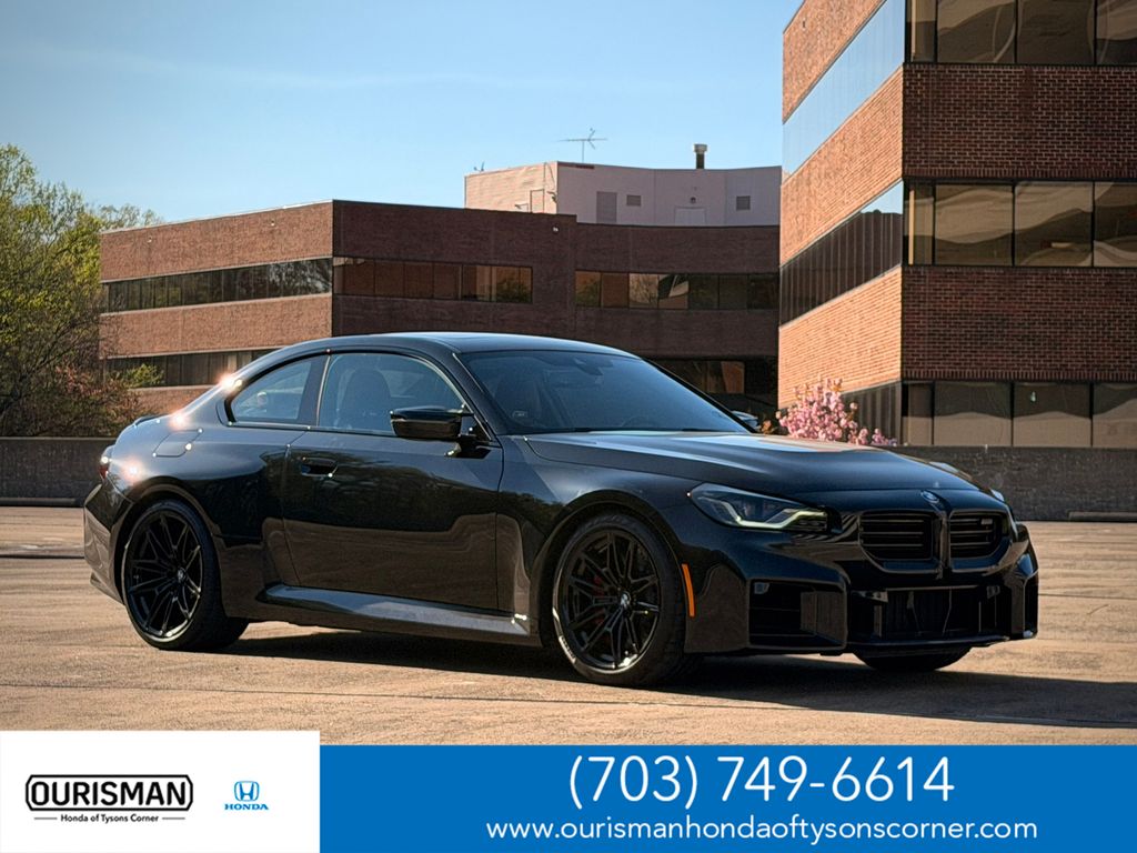 Black Sapphire Metallic 2025 BMW M2 RWD Coupe Rear-Wheel Drive 6-Speed Manual