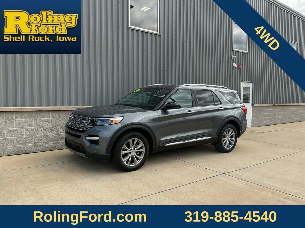 Carbonized Gray Metallic 2024 Ford Explorer SUV / Crossover All-Wheel Drive Automatic