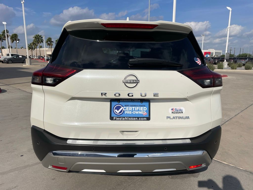Certified Used 2023 White Nissan Platinum image 4