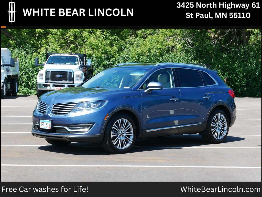 Blue Diamond Metallic 2018 Lincoln MKX SUV / Crossover Front-Wheel Drive 6-Speed Automatic