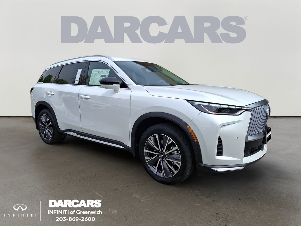 Radiant White 2026 INFINITI QX60 Luxe AWD SUV / Crossover All-Wheel Drive 9-Speed Automatic
