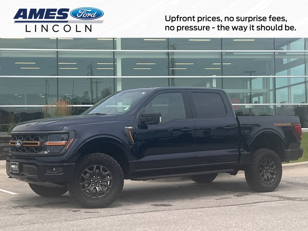 Antimatter Blue Metallic 2025 Ford F-150 Pickup Truck Four-Wheel Drive Automatic